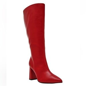 Wild Pair extra wide calf high boots Size 8